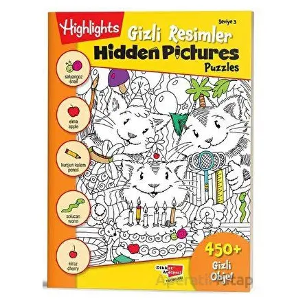 Hidden Pictures Gizli Resimler Seviye 3 - Kolektif - Dikkat Atölyesi Yayınları