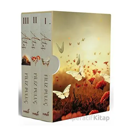 Ateş Serisi - 3 Kitap (Kutulu) - Filiz Puluç - İndigo Kitap