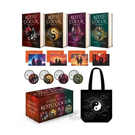 Kötü Çocuk Serisi 4 Kitap Takım (Kutulu Ciltli Set) - Büşra Küçük - Dokuz Yayınları