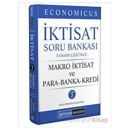 KPSS A Grubu Economicus Makro İktisat ve Para-Banka-Kredi Cilt 2 Soru Bankası