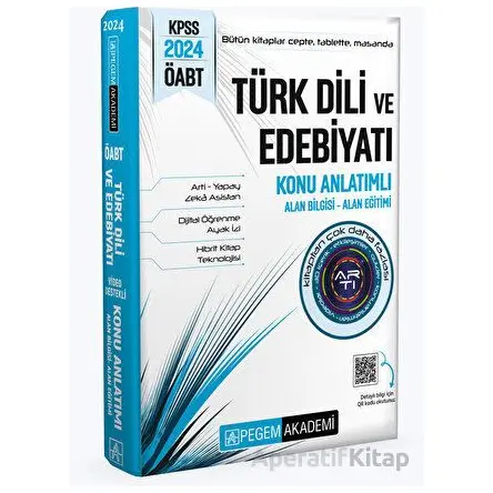 2024 KPSS ÖABT Türk Dili ve Edebiyat Konu Anlatımlı - Kolektif - Pegem Akademi Yayıncılık