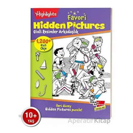 Favori Hidden Pictures - Arkadaşlık Puzzle (Tek Kitap) - Kolektif - Dikkat Atölyesi Yayınları