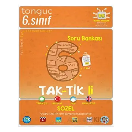 Tonguç 6. Sınıf Taktikli Sözel Soru Bankası