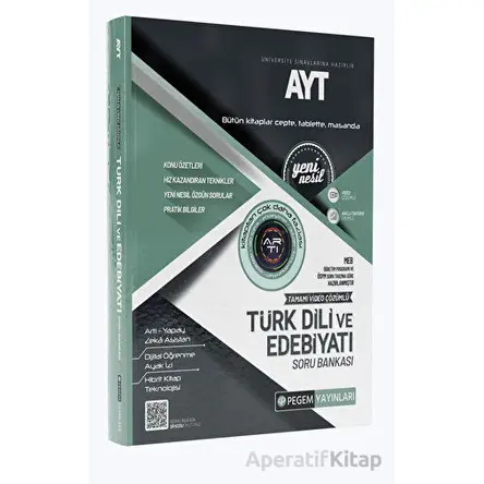 AYT Türkdili ve Edebiyatı Soru Bankası - Kolektif - Pegem Akademi Yayıncılık
