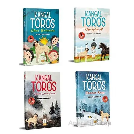 Kangal Toros Serisi 2. Sınıf Okuma Seti 8-14 Yaş - Mehmet Karabulut - Mercan Çocuk Yayınları