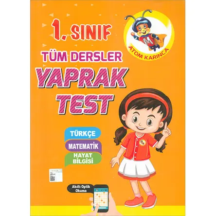 1. Sınıf Tüm Dersler Yaprak Test Atom Karınca Yayınları