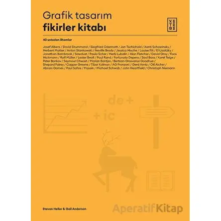 Grafik Tasarım Fikirler Kitabı - Steven Heller - Ketebe Yayınları