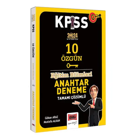 Yargı Yayınları 2024 KPSS Eğitim Bilimleri Anahtar Serisi Tamamı Çözümlü 10 Özgün Deneme