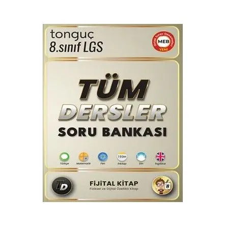 Tonguç 8. Sınıf Tüm Dersler Soru Bankası