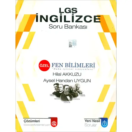 Özel Fen Bilimleri LGS İngilizce Soru Bankası