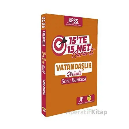 KPSS Vatandaşlık 15 Te 15 Net Soru Bankası - Kolektif - Tasarı Eğitim Yayınları