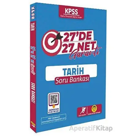 2024 KPSS Tarih 27 De 27 Net Soru Bankası - Kolektif - Tasarı Eğitim Yayınları