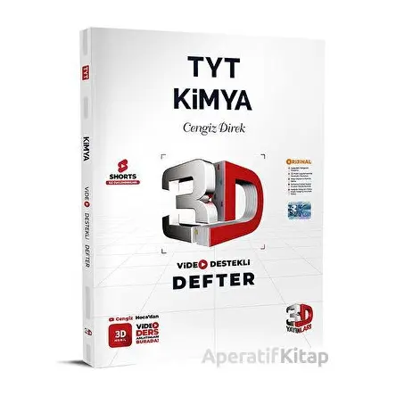 TYT Kimya Video Destekli Defter 3D Yayınları