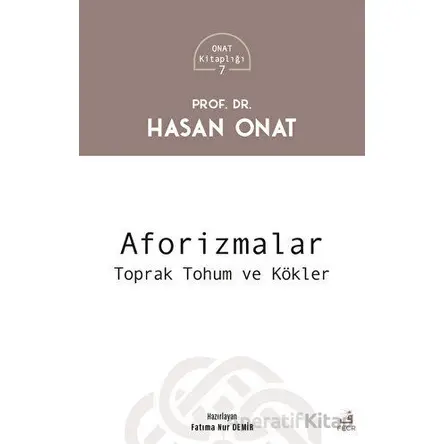 Aforizmalar - Hasan Onat - Fecr Yayınları