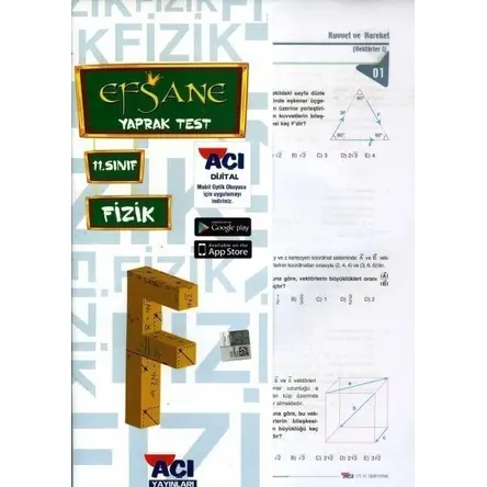 Açı Yayınları 11. Sınıf Fizik Yaprak Test