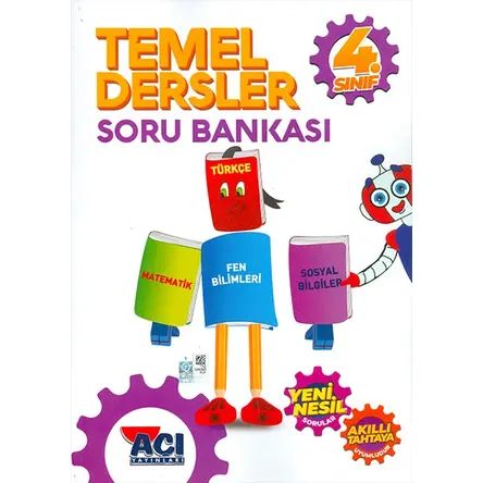 4.Sınıf Temel Dersler Soru Bankası Açı Yayınları