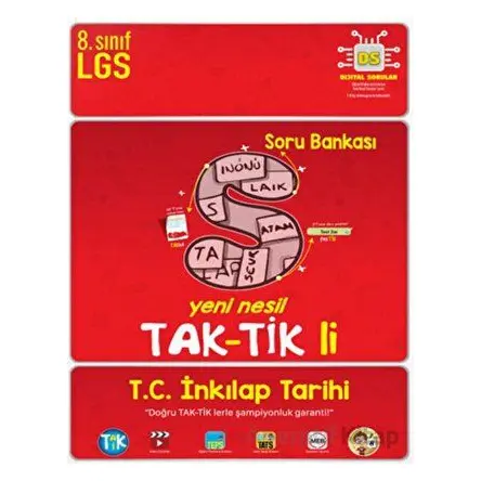 Tonguç 8. Sınıf T.C. İnkılap Tarihi ve Atatürkçülük Taktikli Soru Bankası
