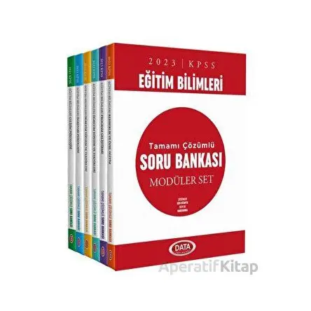 Data 2024 KPSS Eğitim Bilimleri Tamamı Çözümlü Modüler Soru Bankası