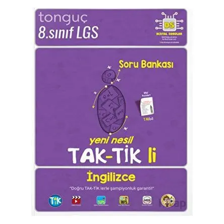 Tonguç 8. Sınıf İngilizce Taktikli Soru Bankası