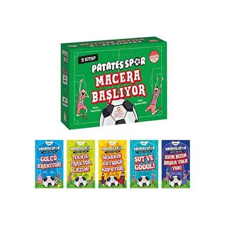 Patatesspor Macera Başlıyor (5 Kitap+Soru Kitapçığı) - Yusuf Asal - Nesil Çocuk Yayınları