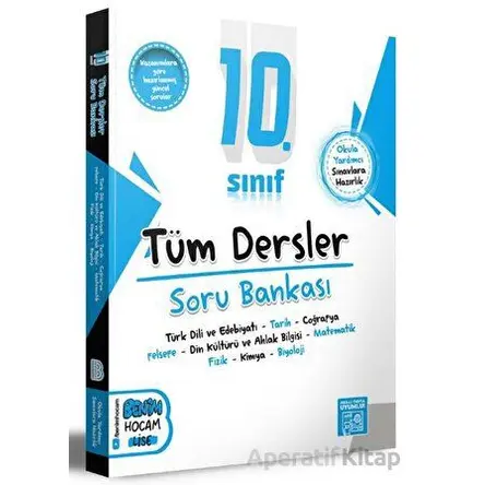 2024 Benim Hocam Yayınları 10. Sınıf Tüm Dersler Soru Bankası