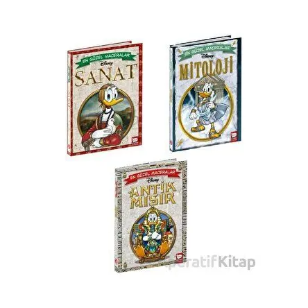 Disney En Güzel Maceralar Sanat + Mitoloji + Antik Mısır Seti 3 Kitap - Kolektif - Beta Kids