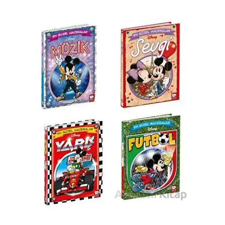 Disney Çizgi Roman Serisi 4 Kitap - Kolektif - Beta Kids