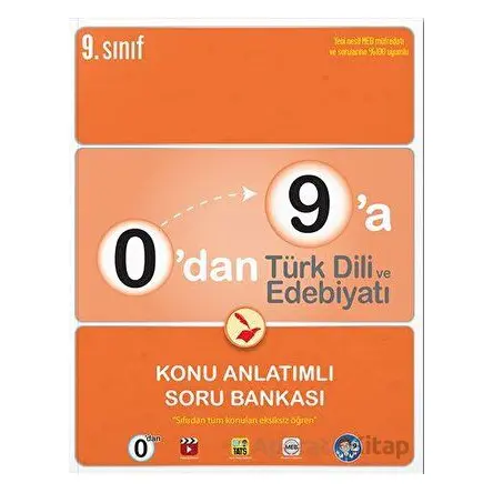 0’dan 9’a Türk Dili ve Edebiyatı Konu Anlatımlı Soru Bankası Tonguç Akademi