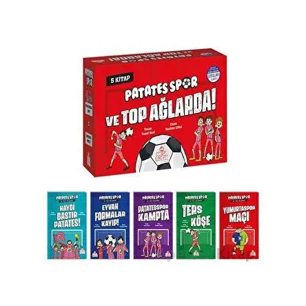 Patatesspor ve Top Ağlarda (5 Kitap+Soru Kitapçığı) - Yusuf Asal - Nesil Çocuk Yayınları