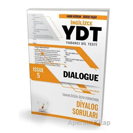 YDT İngilizce Dialogue Issue 5 - Burak Yaşar - Pelikan Tıp Teknik Yayıncılık