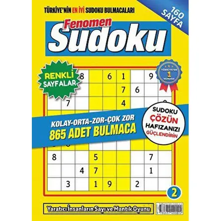 Fenomen Sudoku 2 - Kolektif - Maxi Yayıncılık