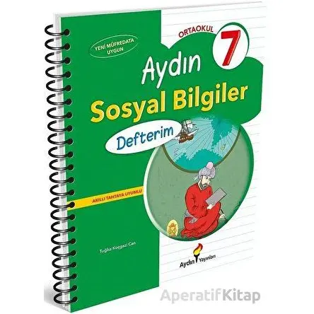 7. Sınıf Sosyal Bilgiler Defterim Aydın Yayınları