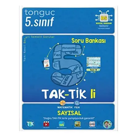 5. Sınıf Sayısal Taktikli Soru Bankası Tonguç Akademi