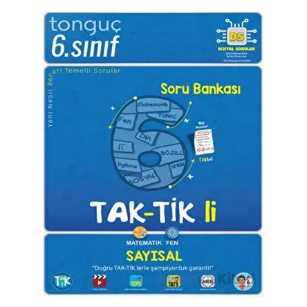 6. Sınıf Taktikli Sayısal Soru Bankası Tonguç Akademi