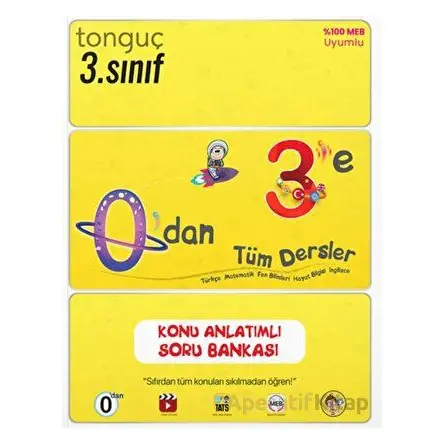 0’dan 3’e Tüm Dersler Konu Anlatımlı Soru Bankası Tonguç Akademi