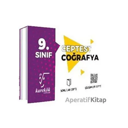 9. Sınıf Cep Test Coğrafya Karekök Yayıncılık