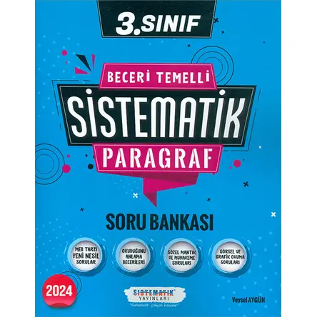 3.Sınıf Paragraf Sistematik Soru Bankası Sistematik Yayınları
