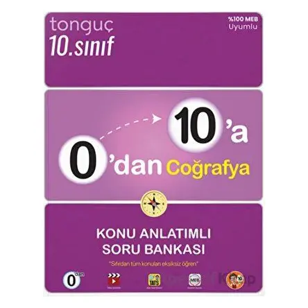 0dan 10a Coğrafya Konu Anlatımlı Soru Bankası Tonguç Akademi