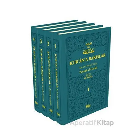 Kur’an’a Bakışlar Kur’an-ı Kerim Tefsiri 4 Cilt (Turkuaz) - Zeyneb Gazali - Kitap Dünyası Yayınları