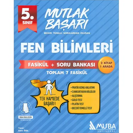 5.Sınıf Mutlak Başarı Fen Bilimleri Fasikül ve Soru Bankası Muba Yayınları
