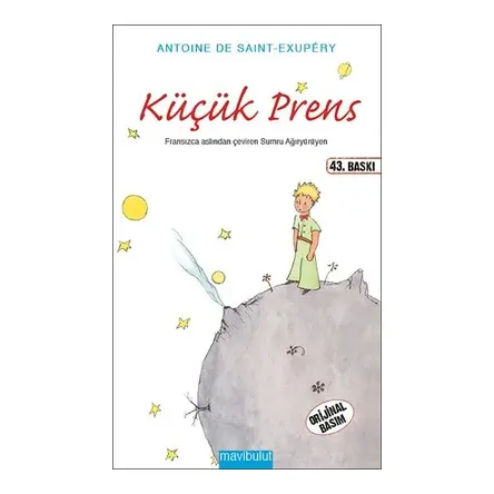 Küçük Prens - Antoine de Saint-Wxupery - Mavi Bulut Yayınları