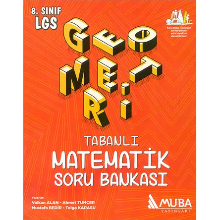 8.Sınıf Geometri Tabanlı Matematik Soru Bankası Muba Yayınları