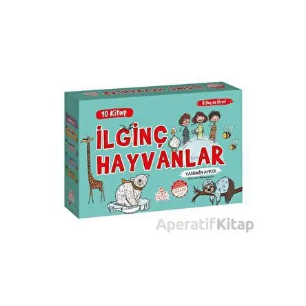 İlginç Hayvanlar (10 Kitap) - Yasemin Aykol - Nesil Çocuk Yayınları