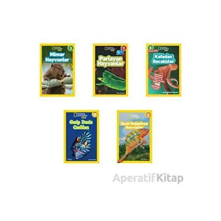 National Geographic Kids Olağanüstü Hayvanlar Seti 5 Kitap - Susan B. Neuman - Beta Kids