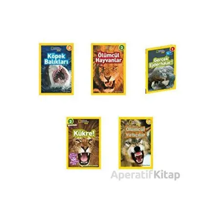 National Geographic Kids Ölümcül Hayvanlar Seti 5 Kitap - Susan B. Neuman - Beta Kids