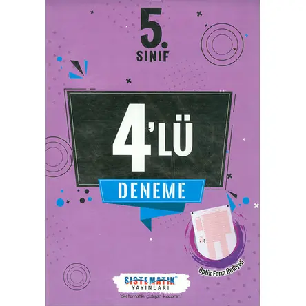 5.Sınıf Tüm Dersler 4lü Deneme Sistematik Yayınları