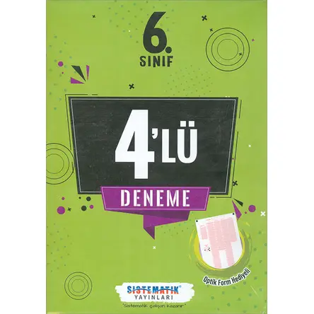 6.Sınıf Tüm Dersler 4lü Deneme Sistematik Yayınları