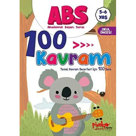 ABS 5-6 Yaş 100 Kavram - Buçe Dayı - Pinokyo Yayınları