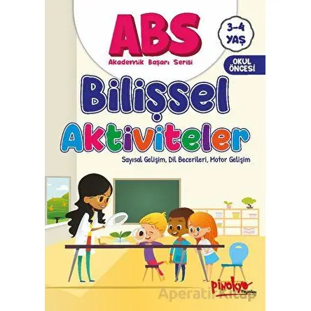 ABS 3-4 Yaş Bilişsel Aktiviteler - Buçe Dayı - Pinokyo Yayınları