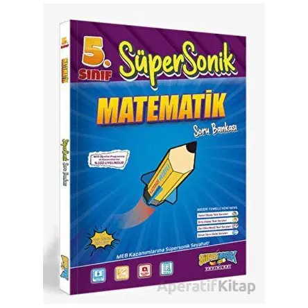 5.Sınıf Süpersonik Matematik Soru Bankası Süpersonik Yayınları